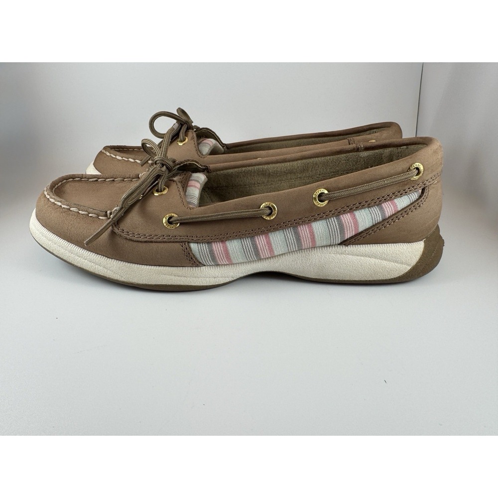 Women's Sperry Top Sider Boat Shoes Loafer Tan 7.5M Great Condition STS91331